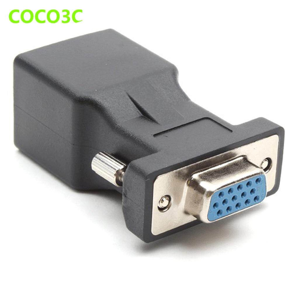 Computers, Tablets & Network Hardware VGA RGB HDB To LAN CAT5 CAT6 RJ45 ...