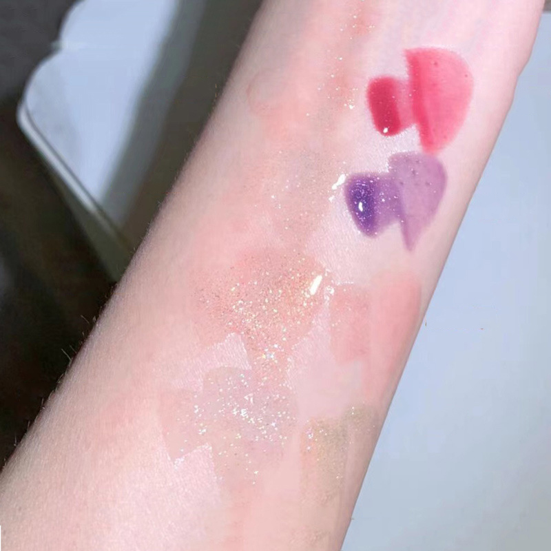 Double-End Mirror Liquid ลิปสติกไม่จางหาย Lip Tint Lasting Moisturizing ...