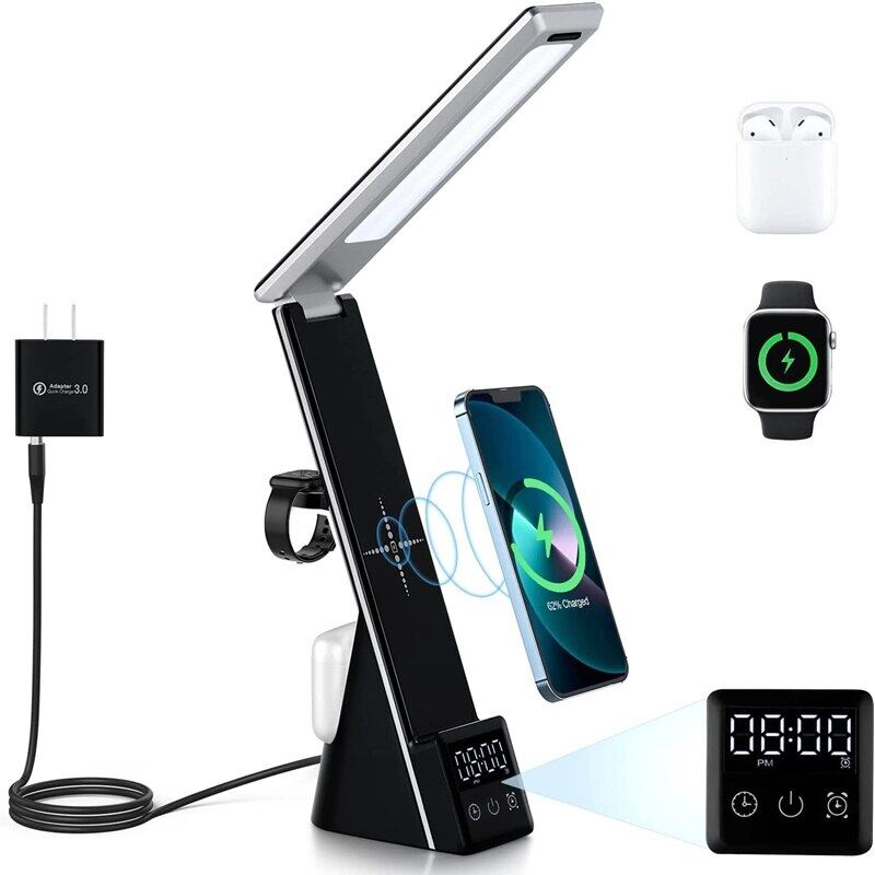 Giá Đỡ 3 Trong 1 Sạc Không Dây Nhanh Cho Bộ Sạc Không Dây 13 12 11 Pro Max
