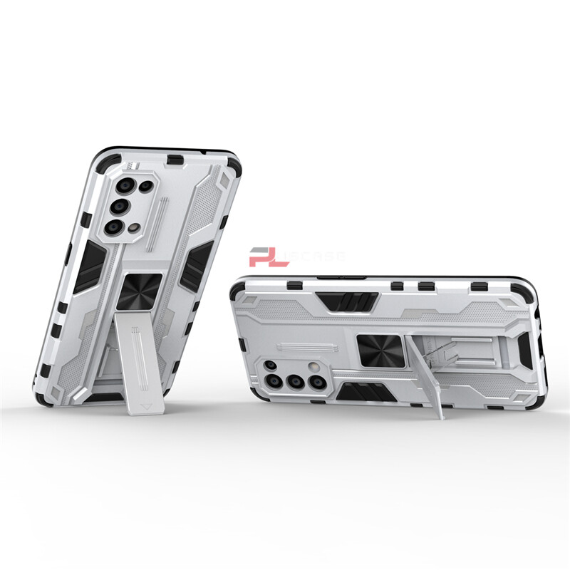 PlusCase cho OPPO Reno5 5G 4G Ốp lưng chống sốc Kickstand Armor Bảo vệ ống kính máy ảnh Nắp lưng cứng