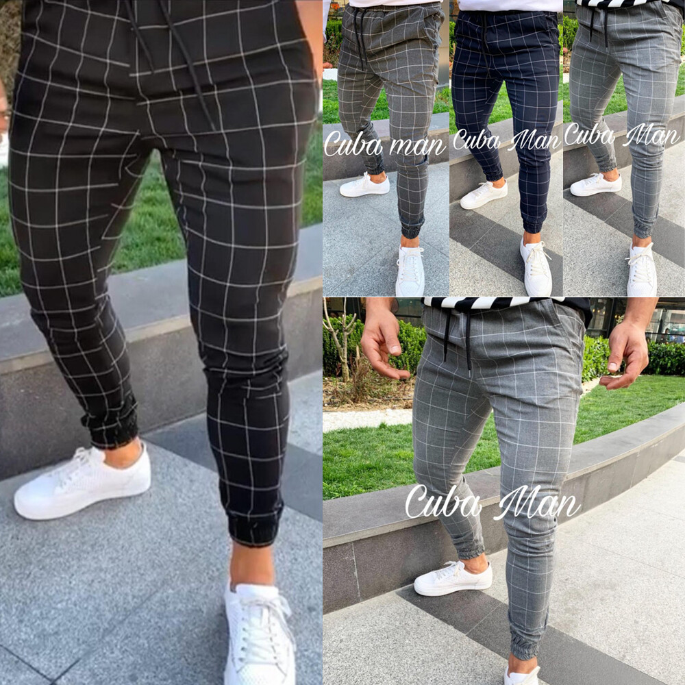 tartan tracksuit bottoms