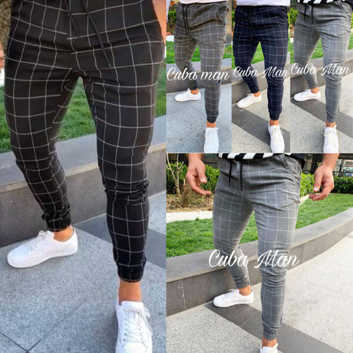 tartan tracksuit bottoms