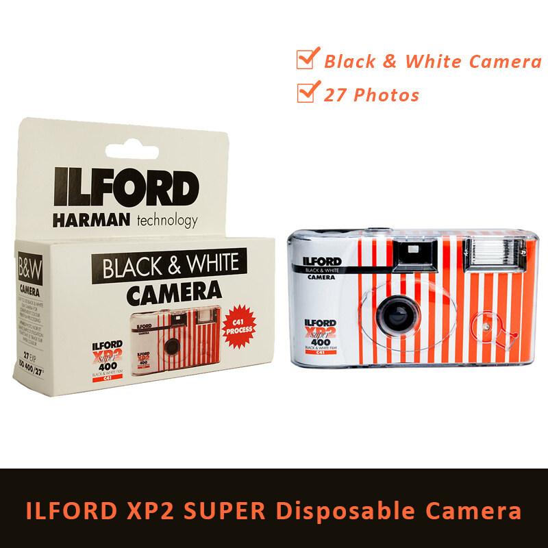 ILFORD XP2 SUPER SINGLE USE DISPOSABLE BlACK & WHITE 27EXP Photo CAMERA Lazada PH