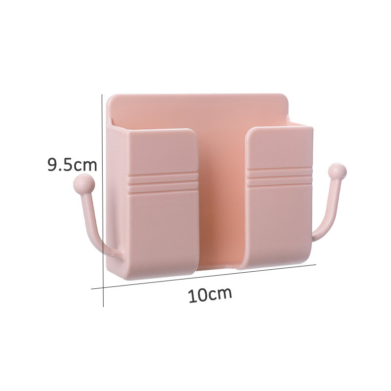 Hộp Đựng Sạc Điện Thoại Di Động Gắn Tường Hộp Đựng Điều Khiển Từ Xa Giá Đứng Đa Năng Giá Đỡ Điện Thoại Cắm Tường