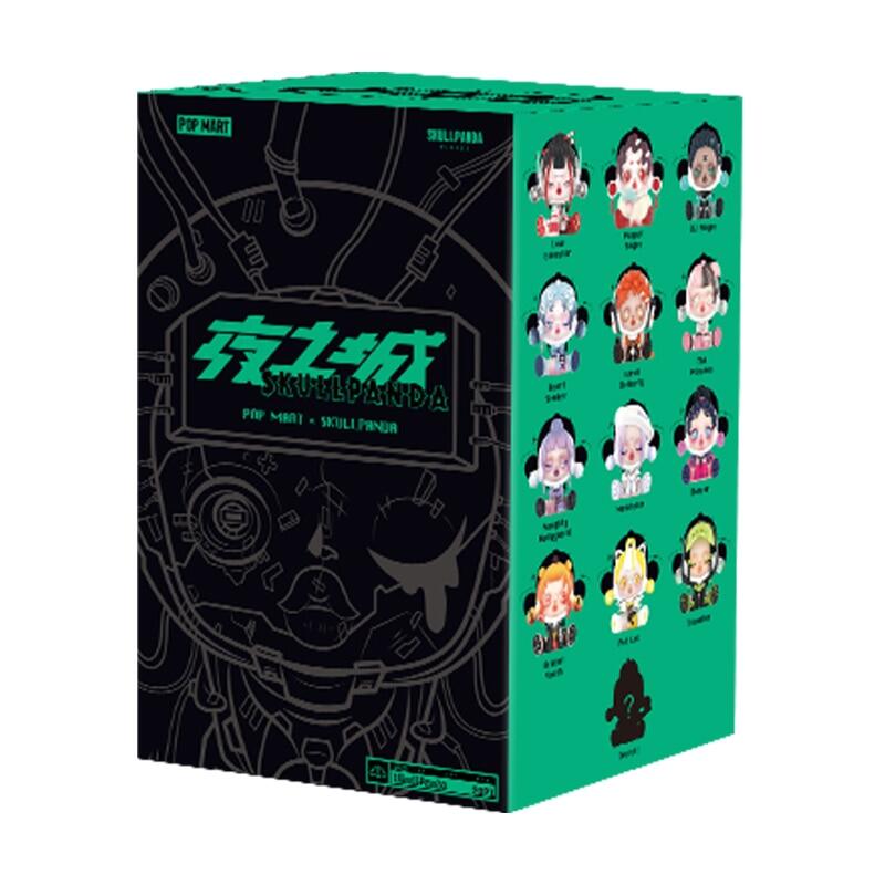 Pop mart skullpanda city of night series blind box 1pc/12pc birthday gift kid toy