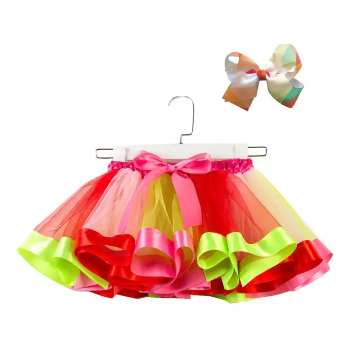 red kids tutu