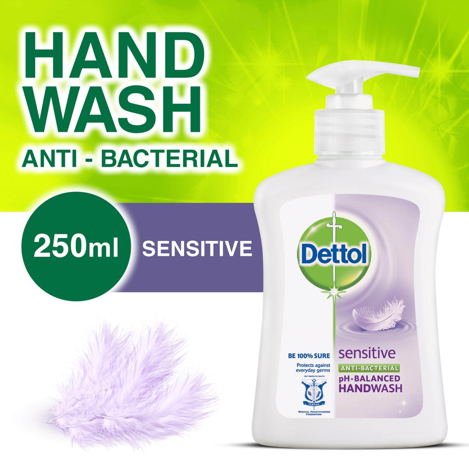 Dettol Antibacterial Hand Wash 250ml (Sensitive) Lazada