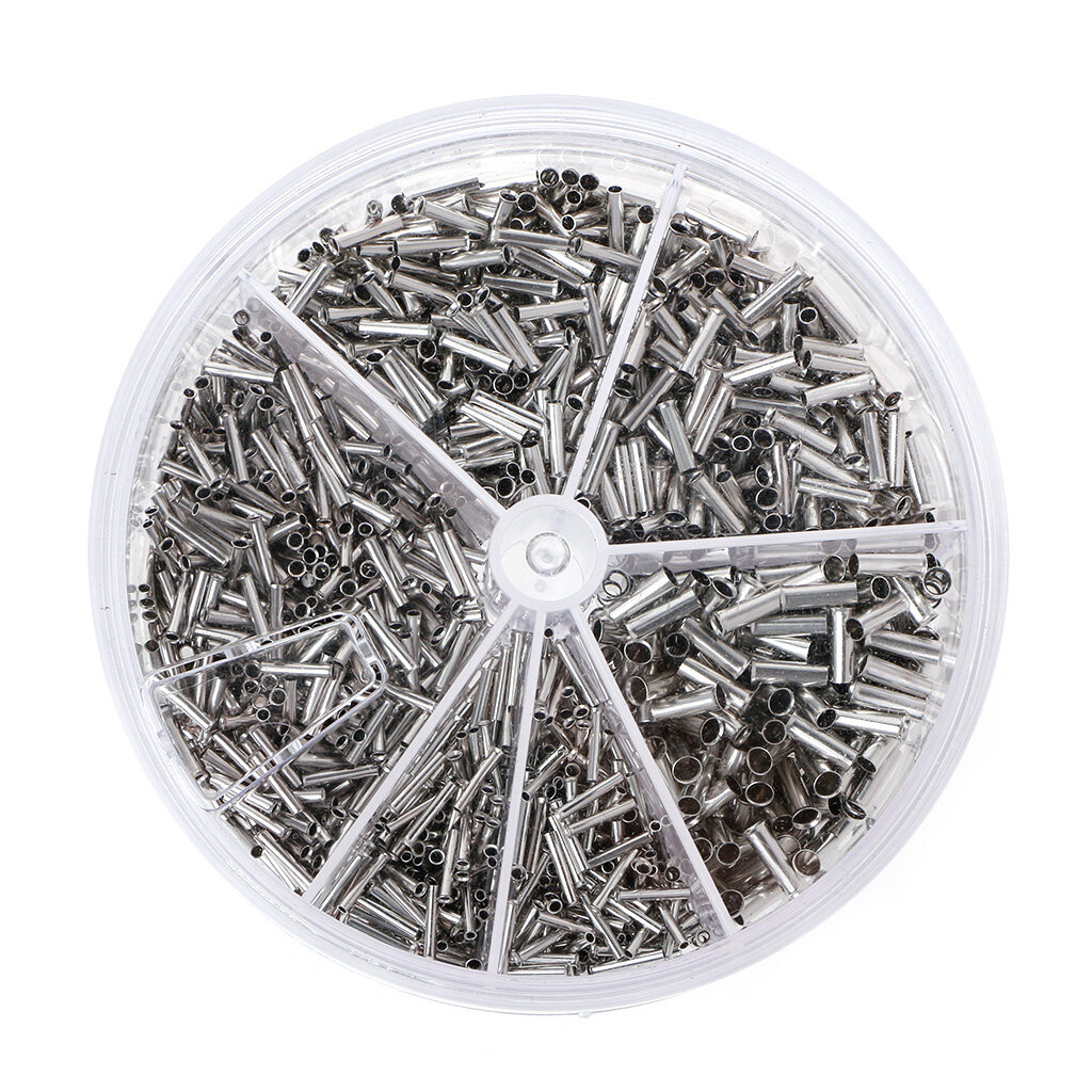 1900 Pcs Copper Crimp Wire Linker Cord End Terminals Electrical Set 0.5-2.5mm²