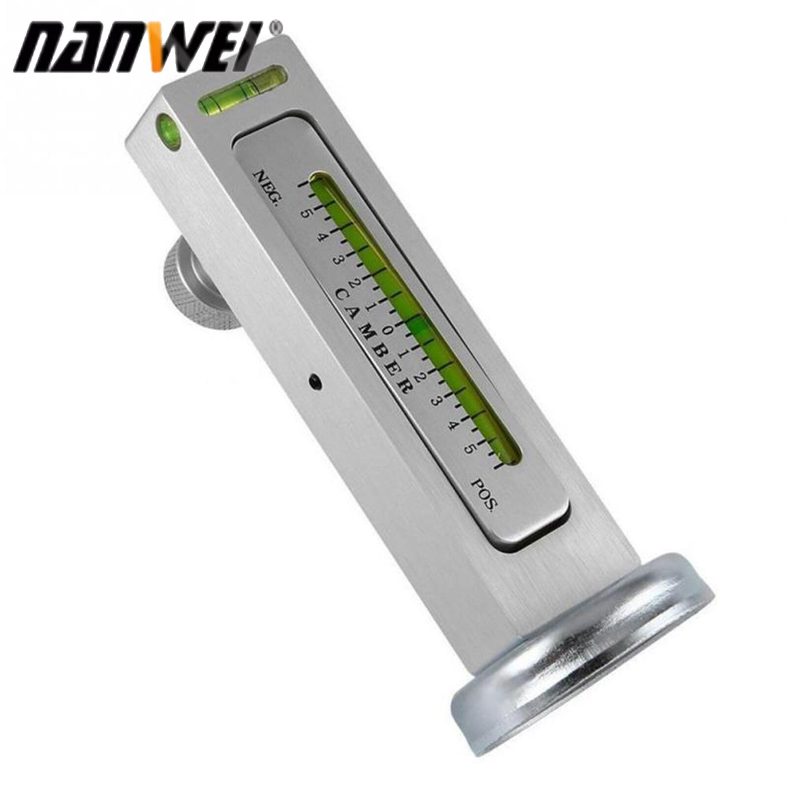 NANWEI Four Wheel Alignment Level Adjustable M-agnetic Gauge Tool Camber Castor Angle Adjustment Tool Tyre Alignment Leveling Instrument for Car Repair