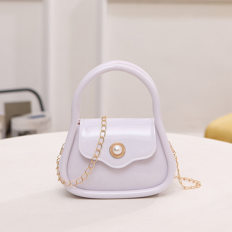 Movi Katie Korean version candy color jelly bag handbag versatile lipstick bag ladies shoulder jelly bag