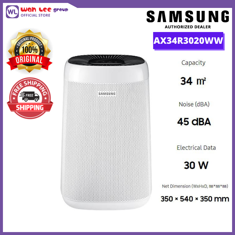 SAMSUNG Air Purifier, 34㎡ (AX34R3020WW/ME) DISPLAY UNIT ONLY WAH LEE
