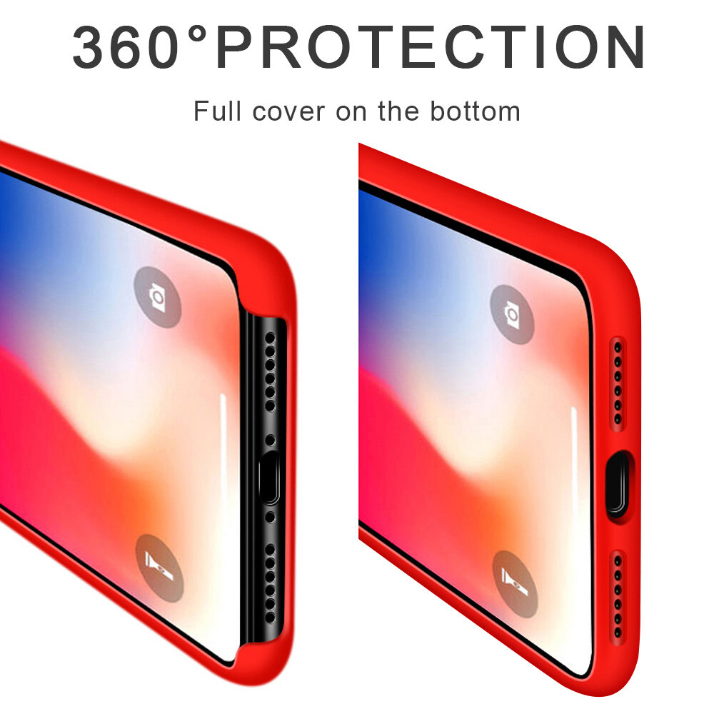 Ốp Honinga Cho Ốp Lưng Samsung Galaxy A7 2018 Ốp Silicon Lỏng Chính Hãng Ốp Lưng Mỏng Mềm Ốp Lưng Chống Sốc Coque Funda Ốp Lưng Ốp Điện Thoại Ốp Mềm