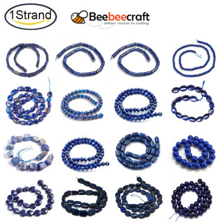 1 Strand Natural Lapis Lazuli Beads Strands Tube 16 17x8mm, Hole 1mm thumbnail