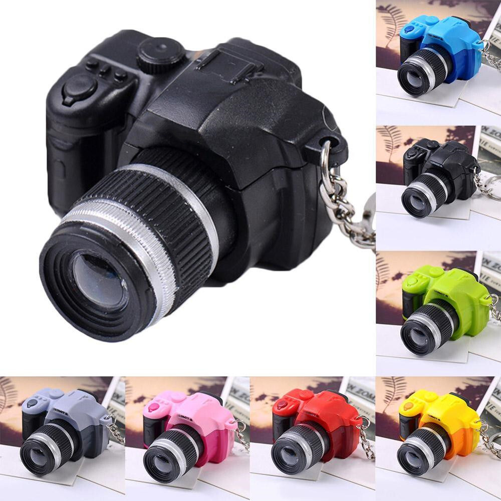 LOUISIS Birthday Gift Doll Accessorie Led Light Mini With sound Creative camera Camera Keychain Keychain Toys Simulation Cameras Flashing Camera