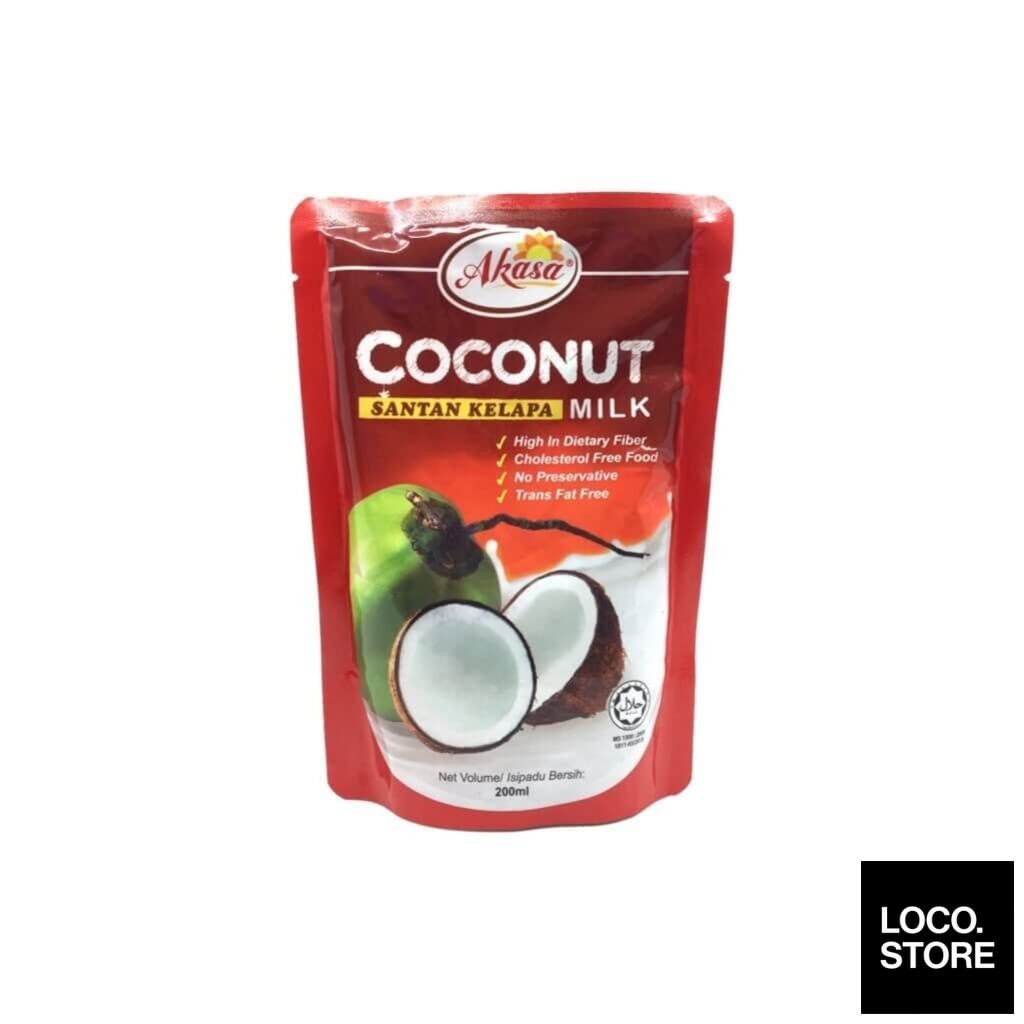 Akasa Coconut Milk (Pouch) 200ml Lazada