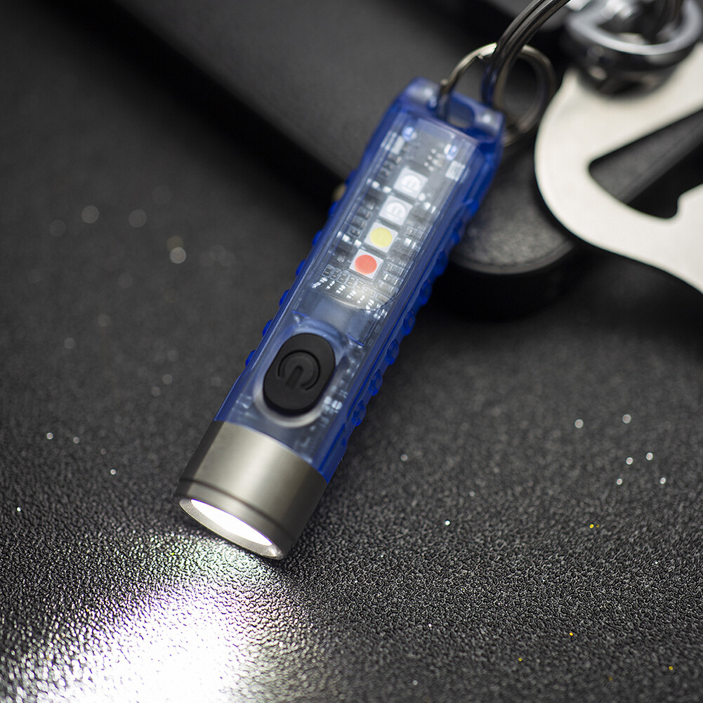 SST20 LED Keychain Flashlight Lighting 400LM Waterproof Mini Pocket Torch