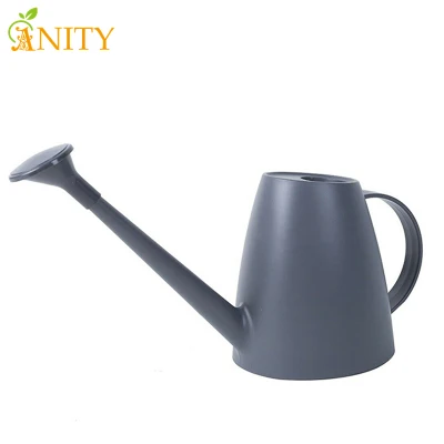 ANITY 1.8L Indoor Outdoor Plant Watering Can Long Mouth Plastic Water Spray Pot Garden Tools