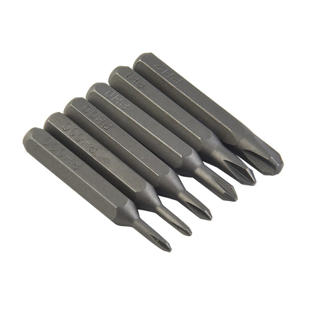 H4×28mm/Cross Screwdriver Bits PH0000 PH000 PH00 PH0 PH1 PH2 4mm Hex Shank