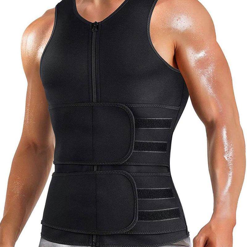 New Men Body Shaper Waist Trainer Sauna Vest Double Belt Abdomen women