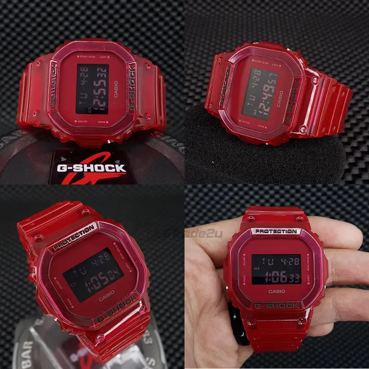 g shock men red
