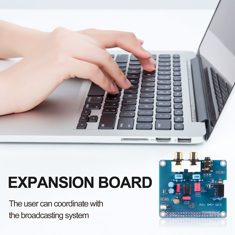 PIFI Digi DAC+ HIFI DAC Audio Sound Card Module I2S interface for Raspberry pi 3 2 Model B B+ Digital Audio Card Pinboard V2.0 Board SC08