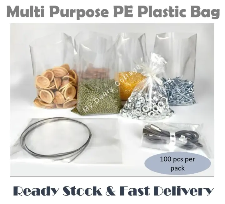 Ready Stock Pe Plastic Bag Food Packaging Kacang Putih Kerepek Plastik Lembut Plastik Bungkus Makanan Goreng Lazada