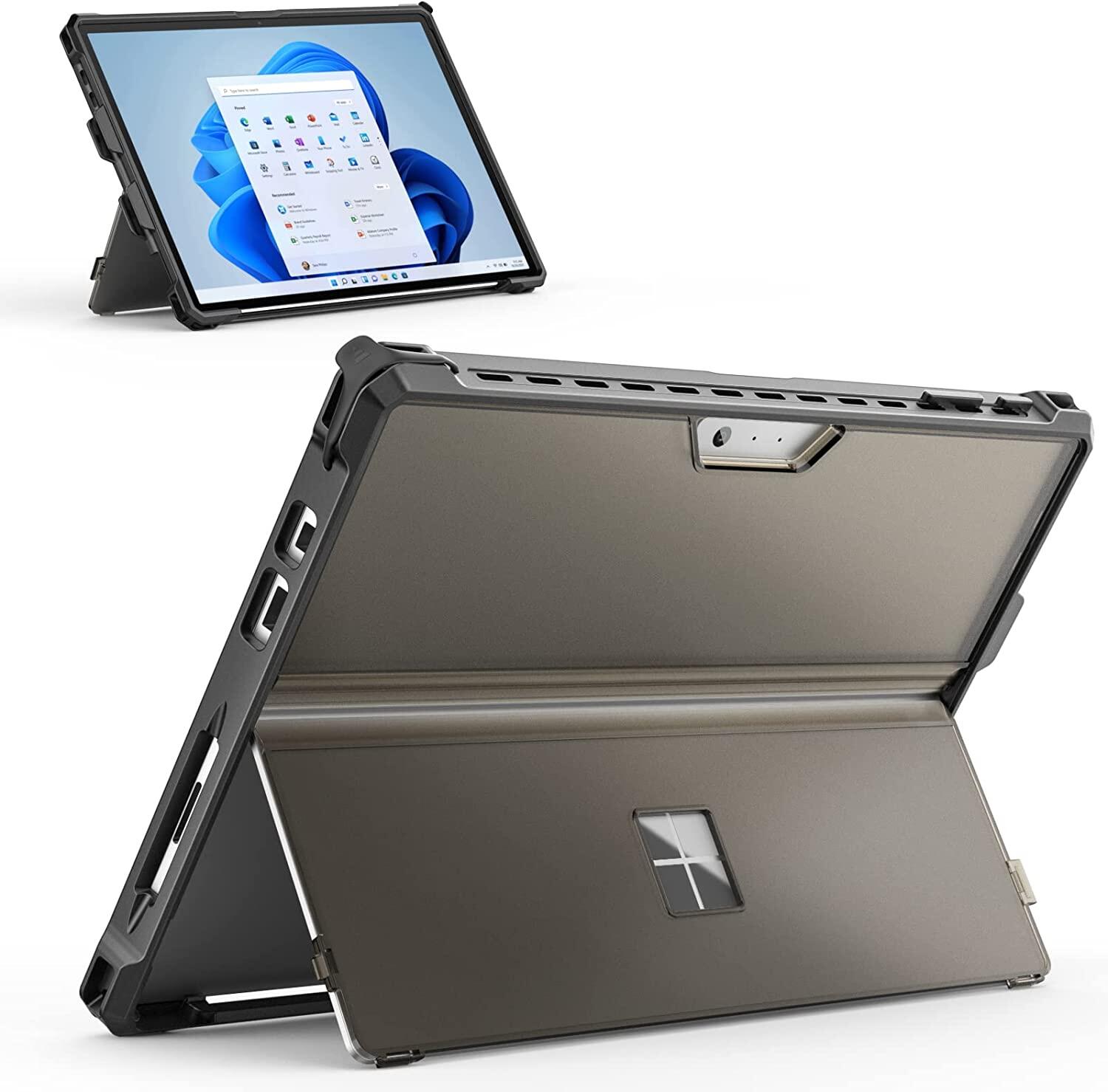 Dadanism for microsoft surface pro 7 case surface pro 7+ / pro 6 / pro 5 2017 / pro 4 12.3 inch tablet case accessories slim light stand case built-in surface pen holder