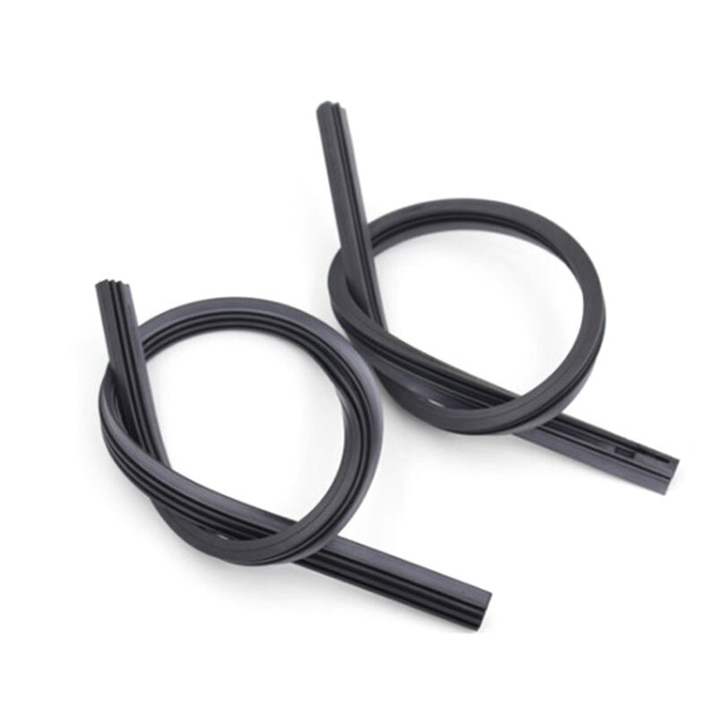 Asahi 2PCS Silicone 26 Inch Car Bus Universal Frameless Windshield Wiper Blade Refill