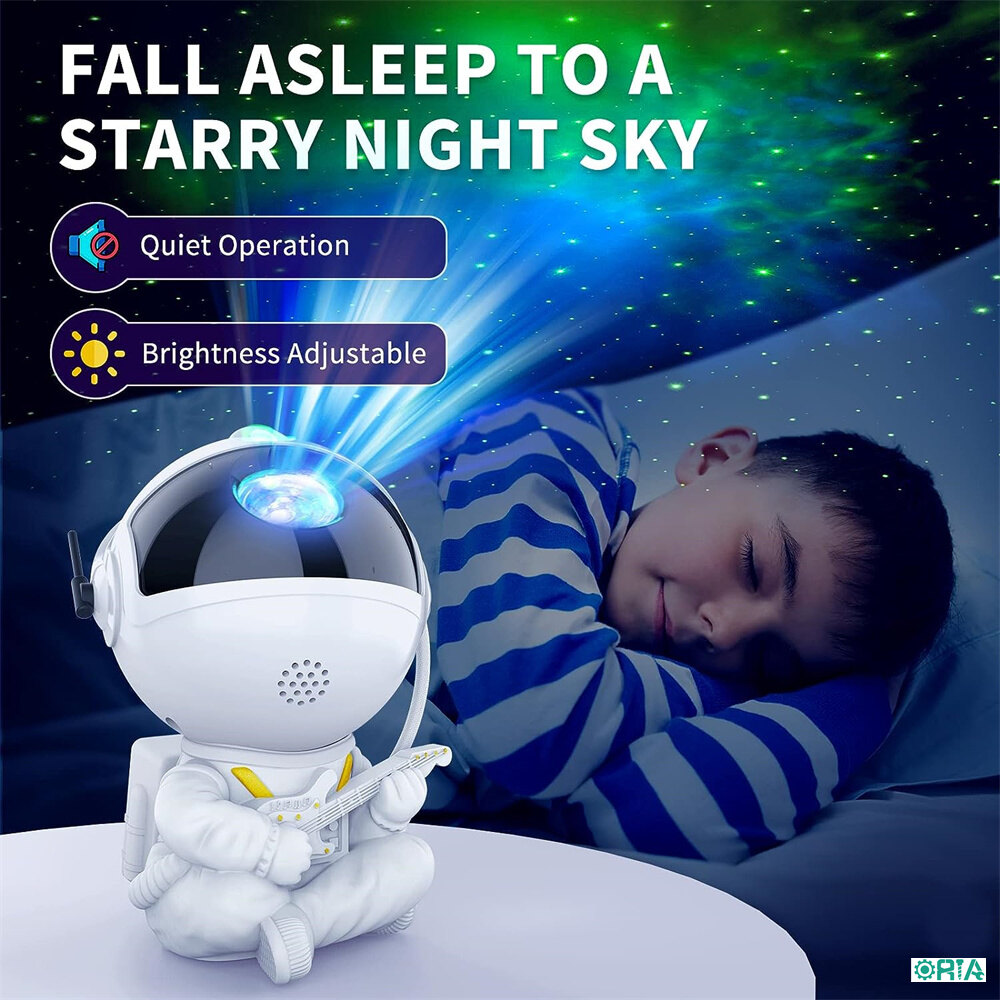 ORIA Star Projector Night Lamp USB Starry Sky Projector with Remote Timer Adjustable Design Astronaut Projector Nebula Galaxy Night Light Projector Nice Gift for Children Adults Baby Bedroom Study Room and Game Room