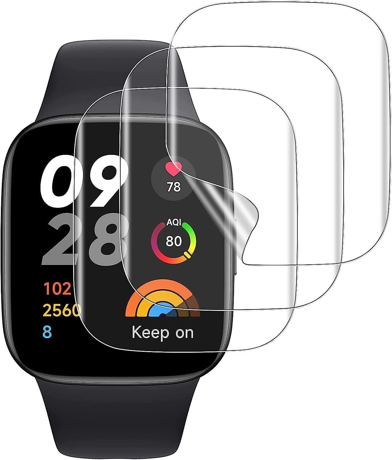 3pcs Protective Film For Redmi Watch 3 Active /Redmi watch3 lite Soft Screen Protector Full Cover Smart Watch Accessories