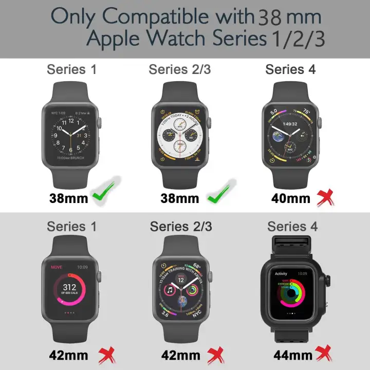 series 1 38mm waterproof case