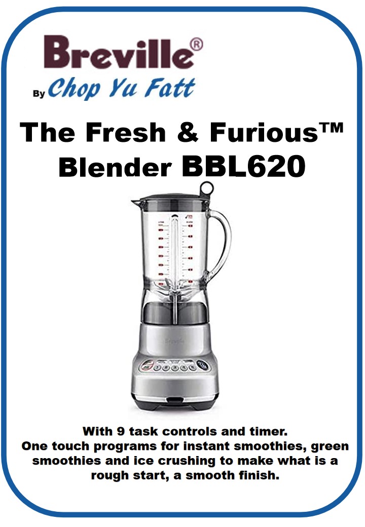 Breville BBL620 Fresh \u0026 Furious Blender 