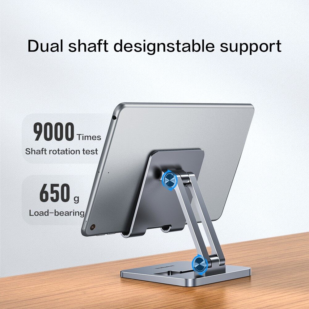 SmartDevil Giá Đỡ Điện Thoại Để Bàn Bằng Hợp Kim Nhôm Có Thể Gập Lại Máy Tính Bảng Đứng Giá Đỡ Điện Thoại Di Động, Đa-Góc Lên Và Xuống Có Thể Điều Chỉnh Phù Hợp Dành Cho Huawei 4-11 Inch Matepad Pro iPad Pro