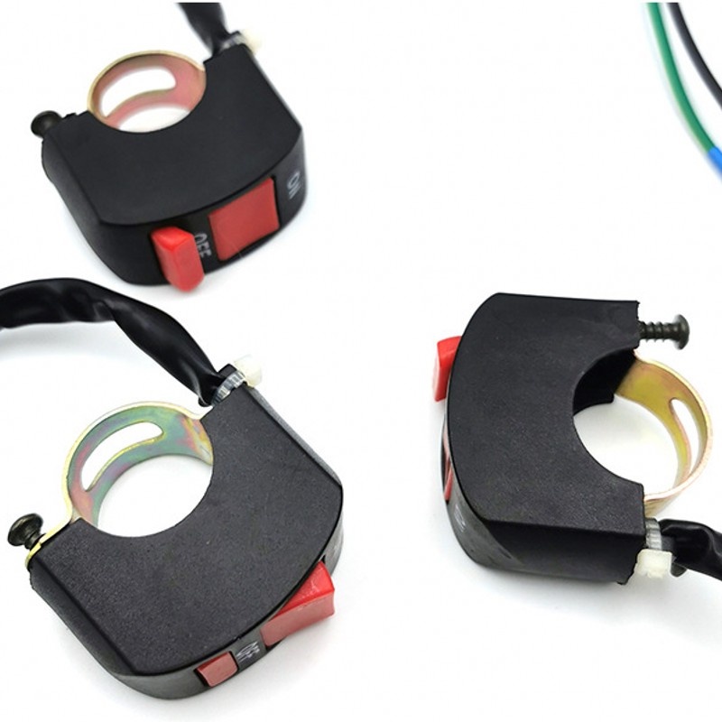 Xe Máy Thiết bị chuyển mạch kết nối nút đèn pha LED chuyển đổi bệ cần điều khiển xe máy Phụ kiện điện