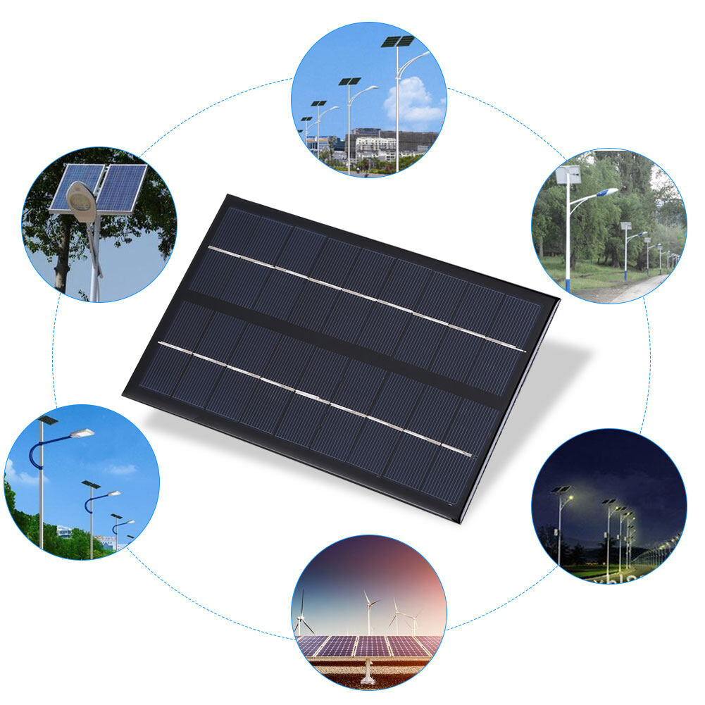 3W 9V Mini Tấm thu năng lượng mặt trời đa tinh thể cho tự làm đèn năng lượng mặt trời Pin điện thoại sạc