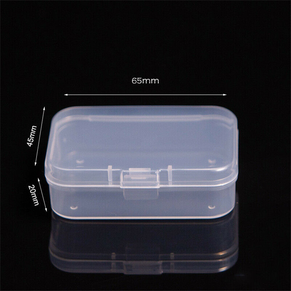 Jewelry Storage Case Small Box Mini Plastic Clear