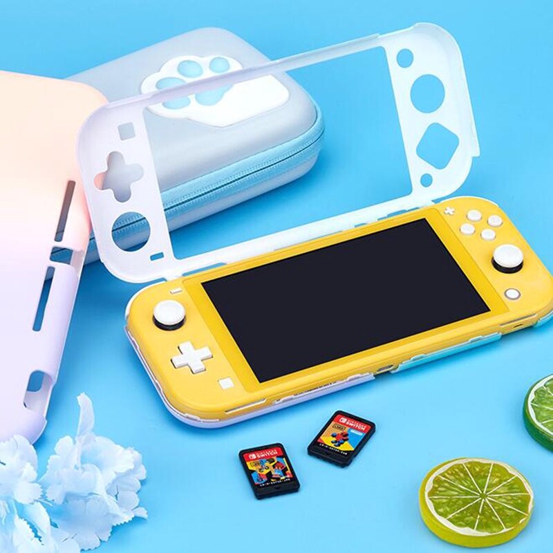 Ốp Lưng Cứng PC Mờ Vỏ Pha Lê Cho Nintendo Switch NS Lite Màng Bảo Vệ Bộ Điều Khiển Joy Con Miếng Dán Ốp Da
