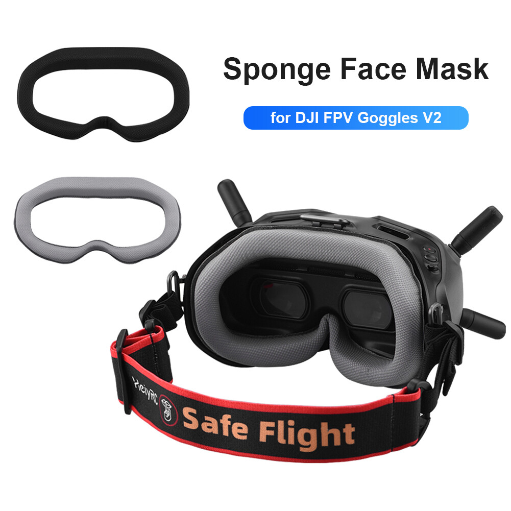 Flight Glasses Sponge Foam Face Eye Pad for DJI FPV Goggles V2 Replacement Kit