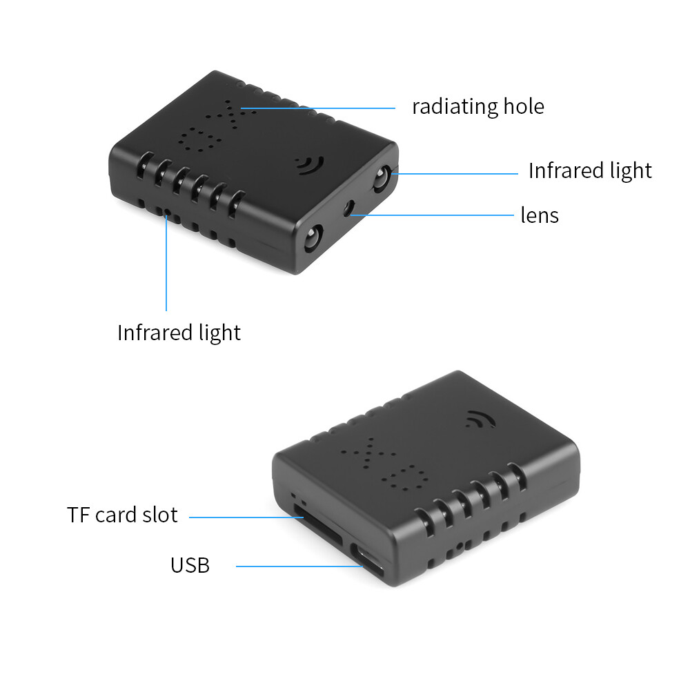 Camera An Ninh Mini Camera Quan Sát Ban Đêm HD 1080P Với Camera Ghi Âm Giọng Nói Phát Hiện Chuyển Động