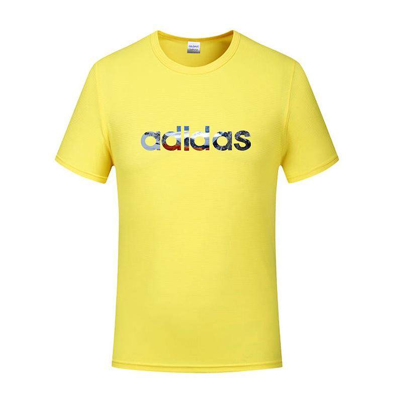 2019 Terbaru Merek Original_Adidas T-shirt Longgar Korea Lengan Pendek Laki-laki dan Wanita Pasangan Kaos Fashion