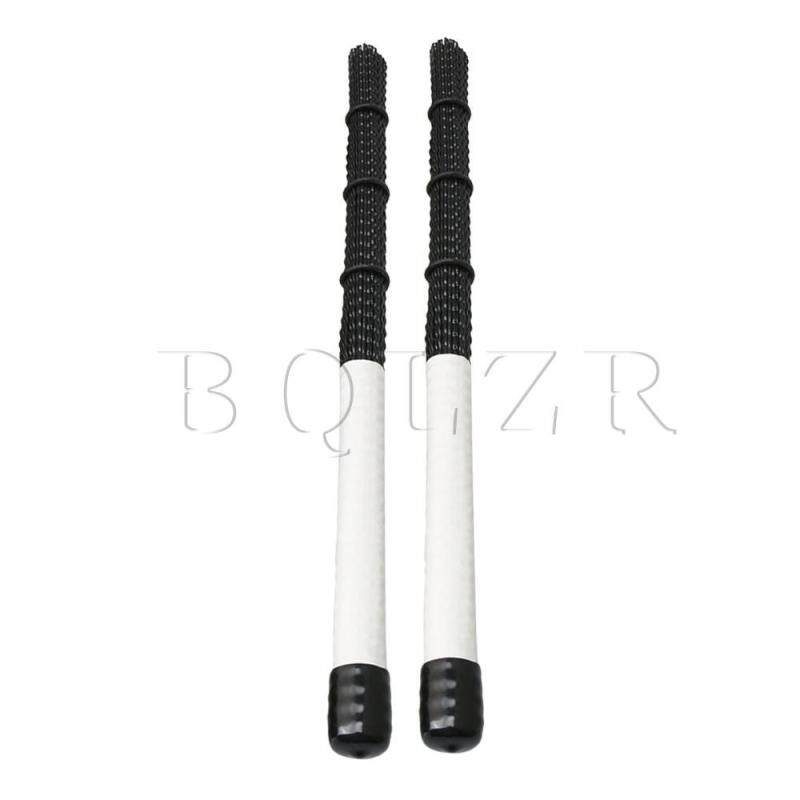 Trắng Kiểu Sóng Trống Bàn Chải Dây Cọ Bộ Gõ Phụ Kiện Bộ 2