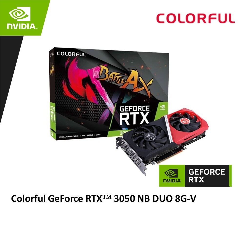 COLORFUL GEFORCE RTX 3050 NB DUO 8G-V GRAPHIC CARD 8Gb Nvidia 