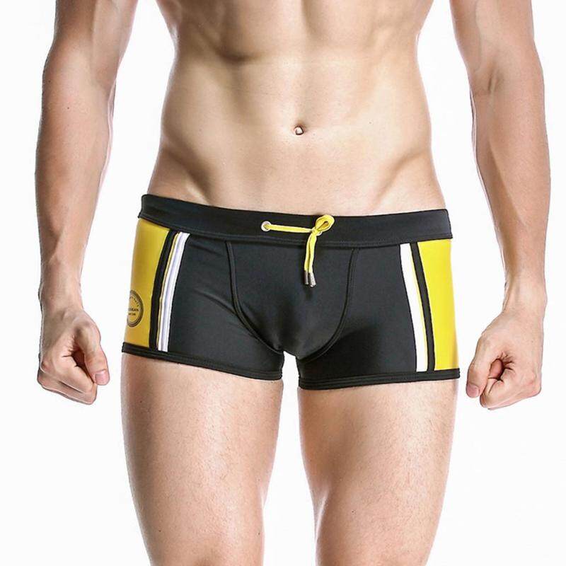 Nơi bán , Quần Lót Nam Kẻ Sọc Gợi Cảm Bằng Nylon Thoáng Khí Thương Hiệu Quần Bơi