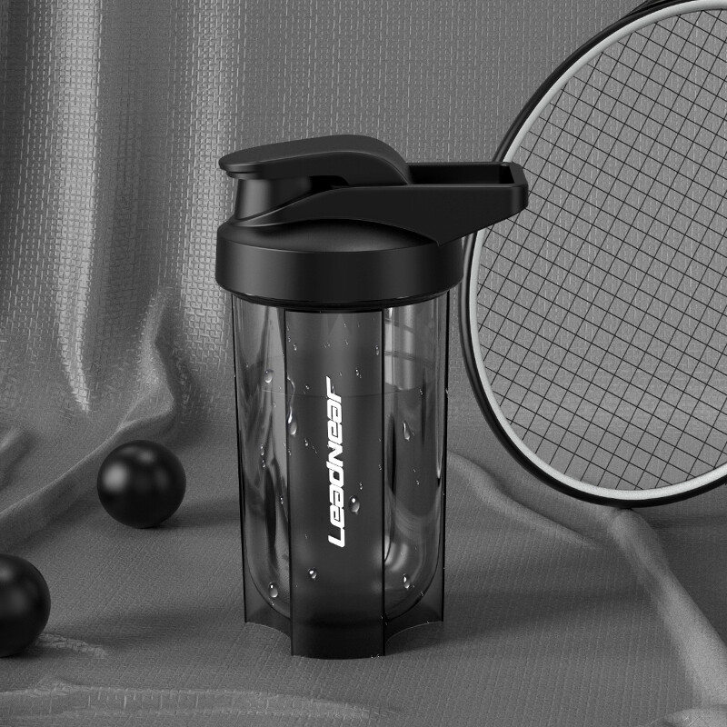 Homen 500ml Protein Shaker Bottle With Shaker Ball For Protein Shakes Pre-workout, Fitness Workout Blender Shaker Bottle Sports Water Cup With Mixing Ball
