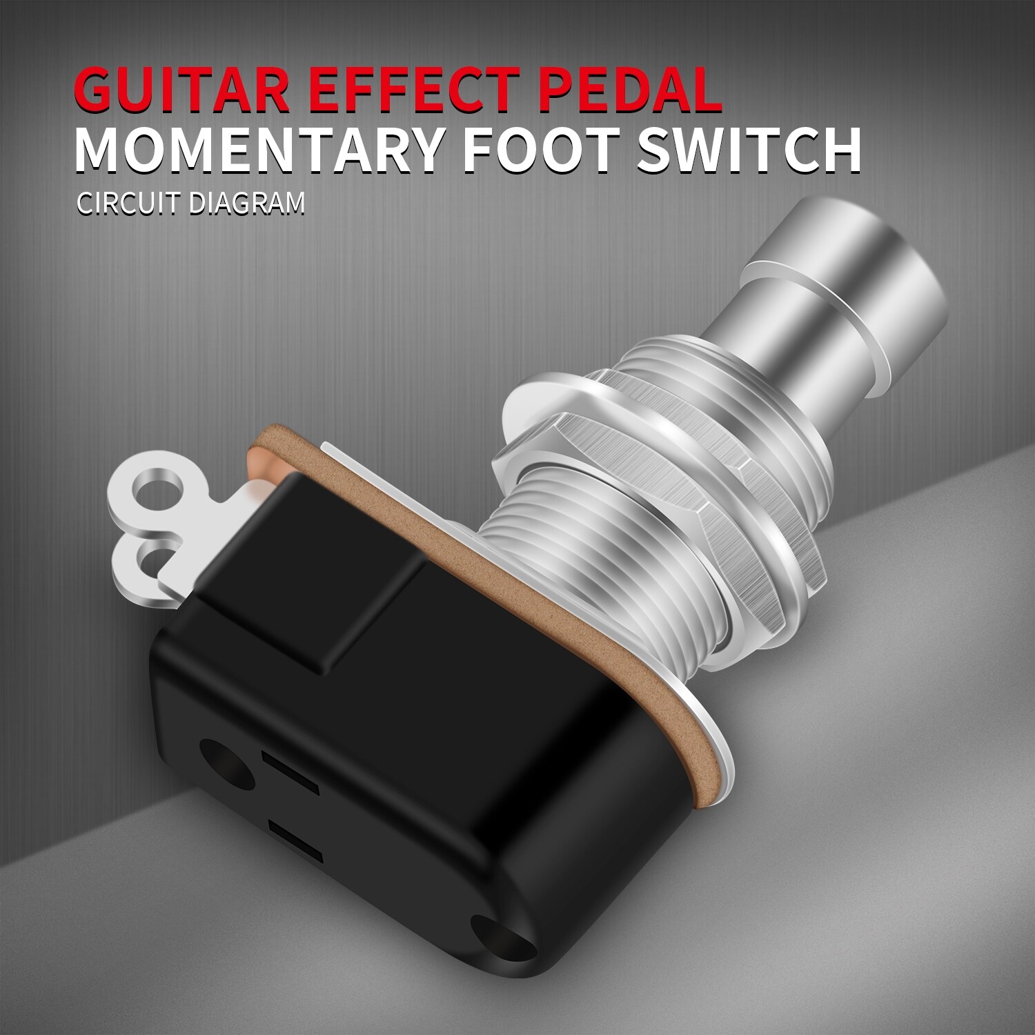 【A HOT】 10PCS Momentary Soft Touch Foot Switch SPST Normally Open 2 PIN ...