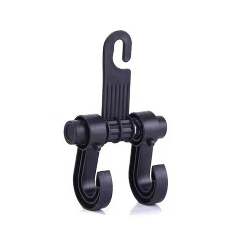 1PC Headrest hooks Double For Grocery Back Car Purse Cloth Seat Automobile Holder Bag Clips