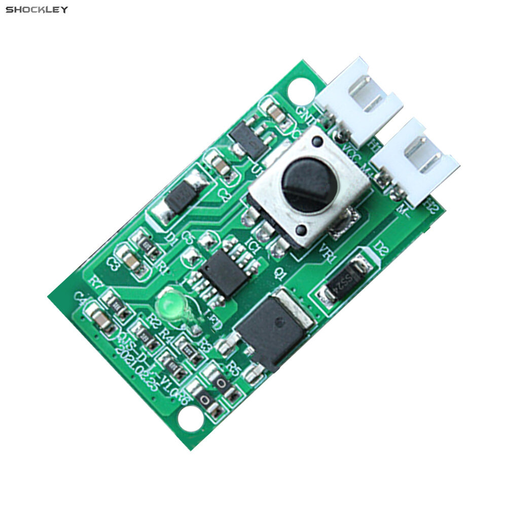 Shockley PWM DC Motor Speed Controller Module DC7-12V Adjustable Speed PWM Electronic Governor Controller Regulation Switch 10A