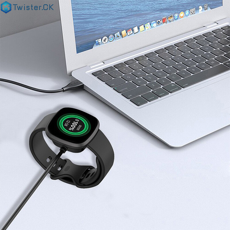 Bộ Chuyển Đổi Đế Sạc Đồng Hồ Thông Minh Cáp Sạc Usb Từ Tính Dây Nguồn Tương Thích Cho Fitbit Versa 4/3 Sense 2/1