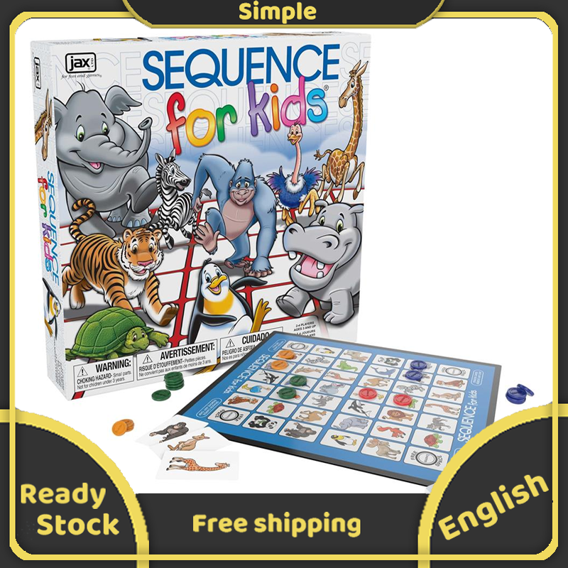 Sequence board game for kids the 'no reading required' strategy game