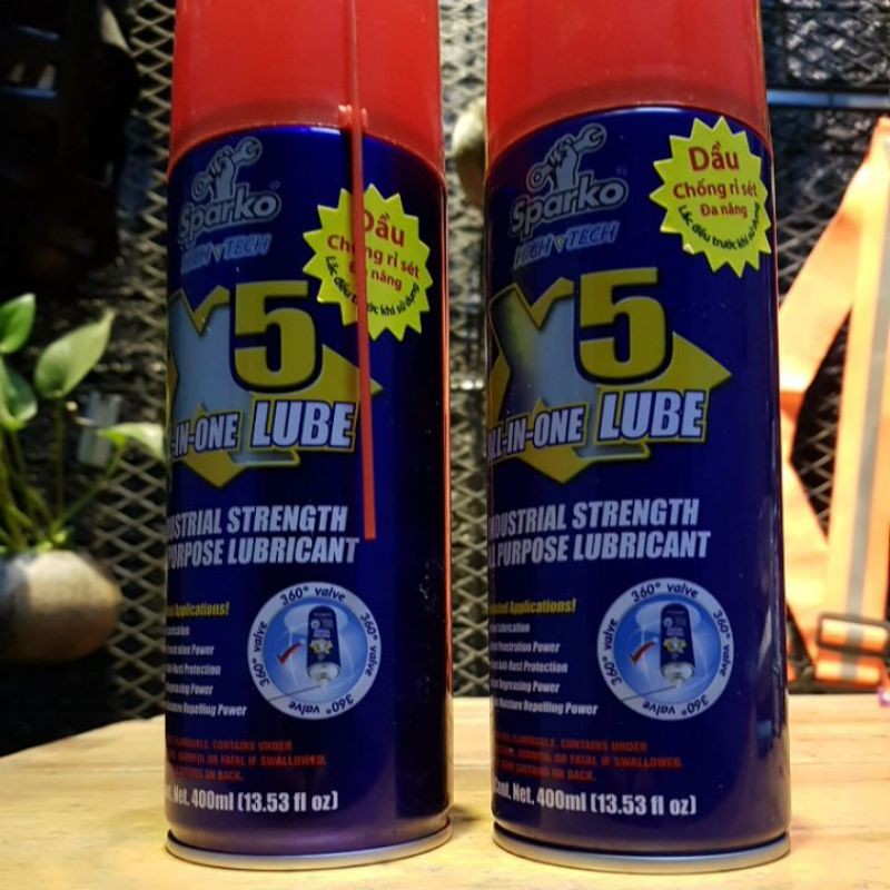 [HCM]Dầu chống rỉ sét chai xịt chống rỉ sét x5